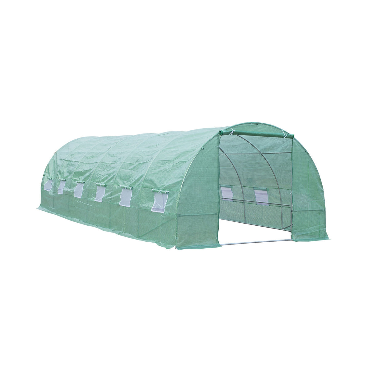 Film greenhouse tomato greenhouse greenhouse film tunnel 800x300x200cm with windows for optimal plant cultivation