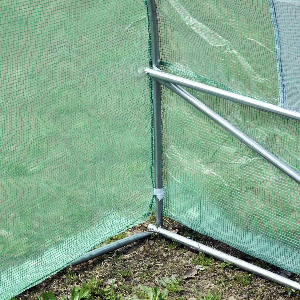 Film greenhouse tomato greenhouse with window, greenhouse film tunnel, green, 590x300x200cm