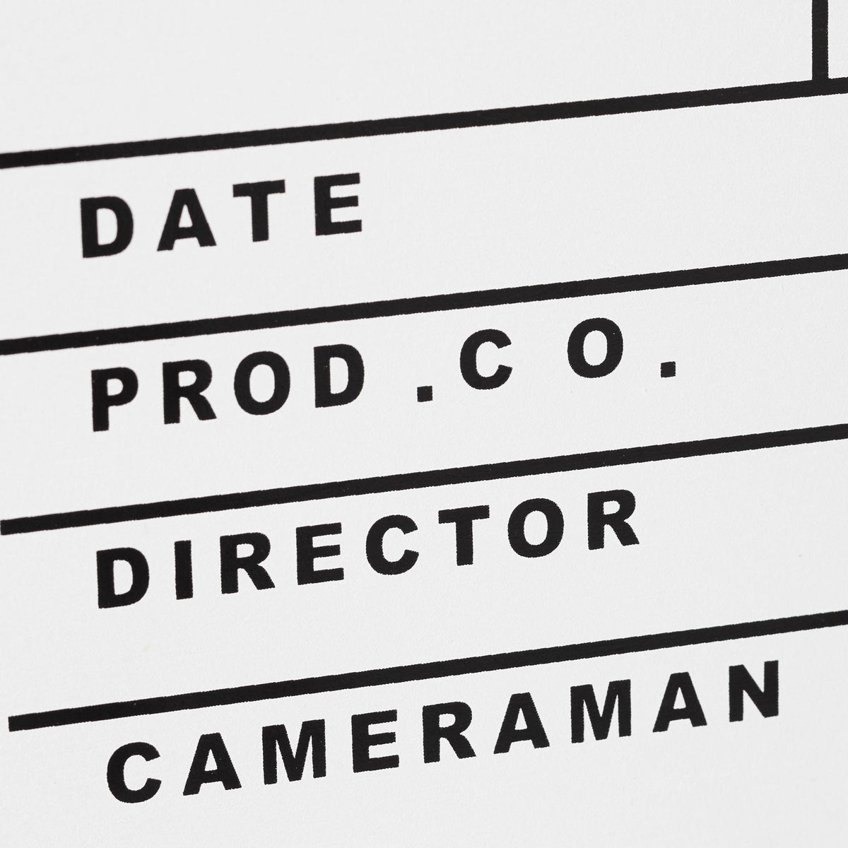 Film tab white