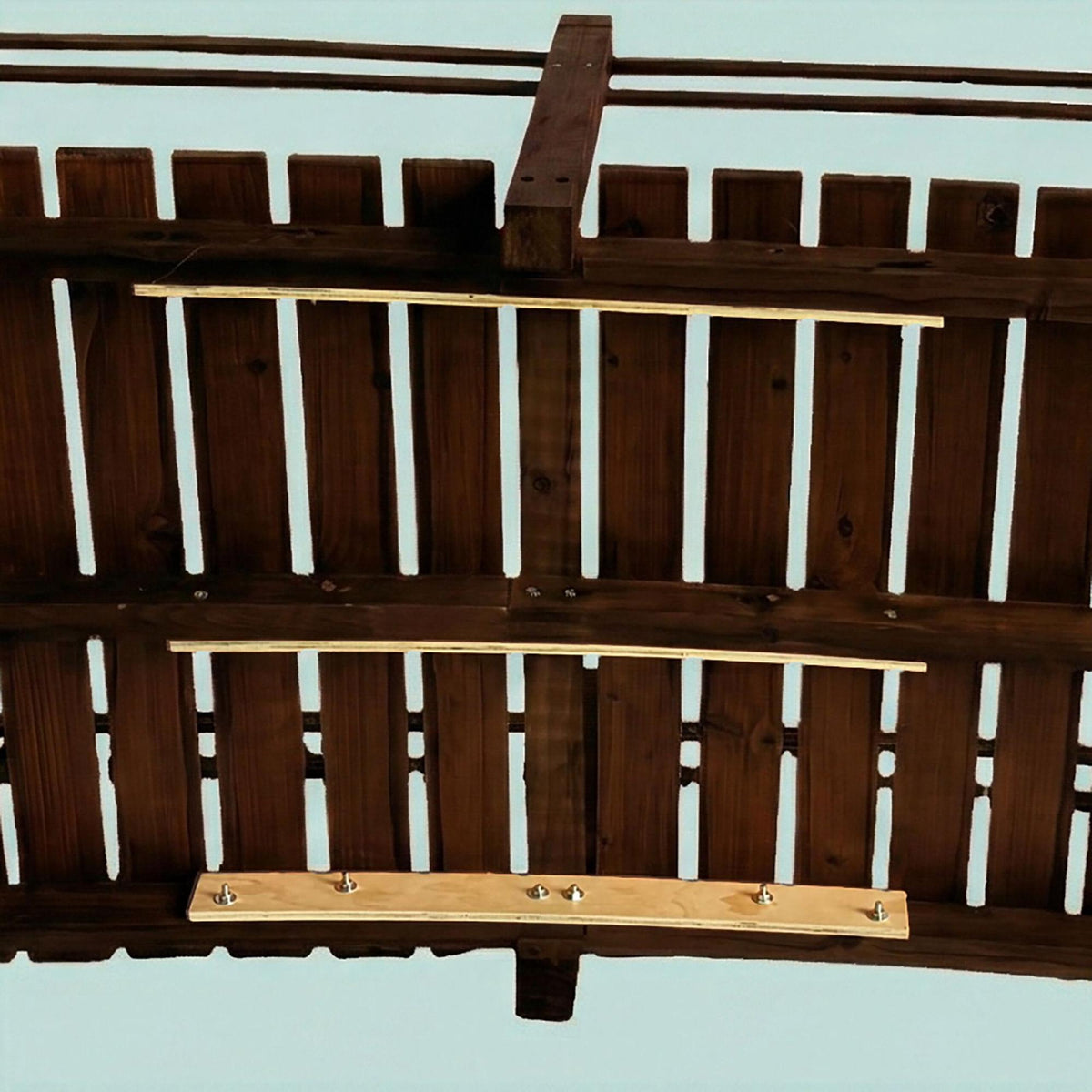 Fir Garden Bridge – Arched Wooden Pond Feature