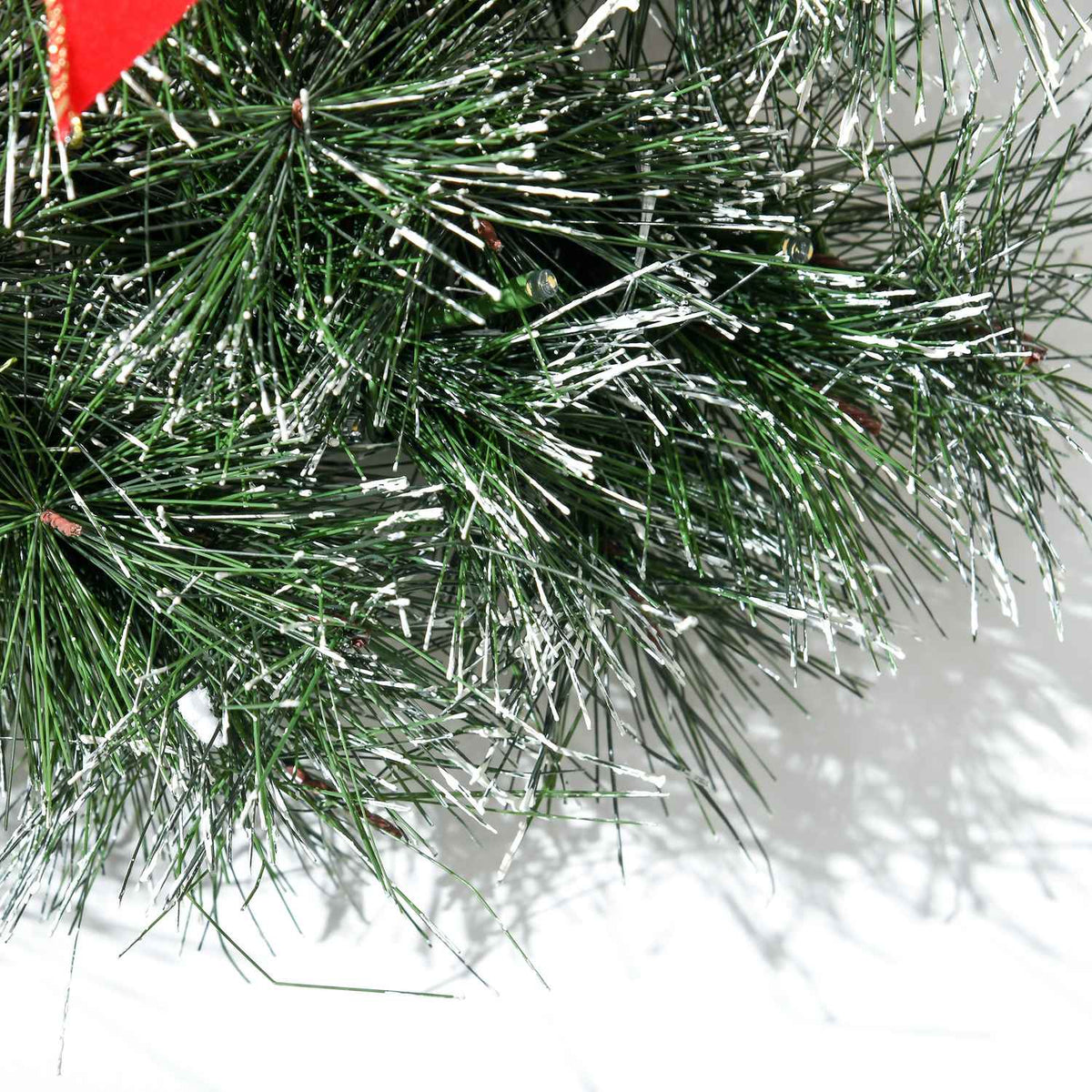 Fir Wreath Door Wreath Christmas Wreath Back With Hanging Eyelet Pe Green Ø60 X 10 Cm