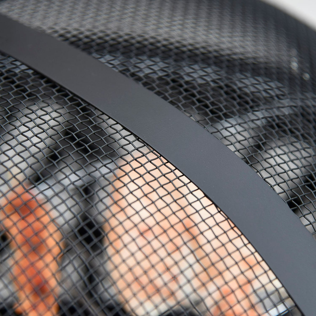 Fire Bowl 2-In-1 Fire Basket With Spark Guard & Grill Grate, Garden Bbq, Black+Brown, Ф78X60H Cm