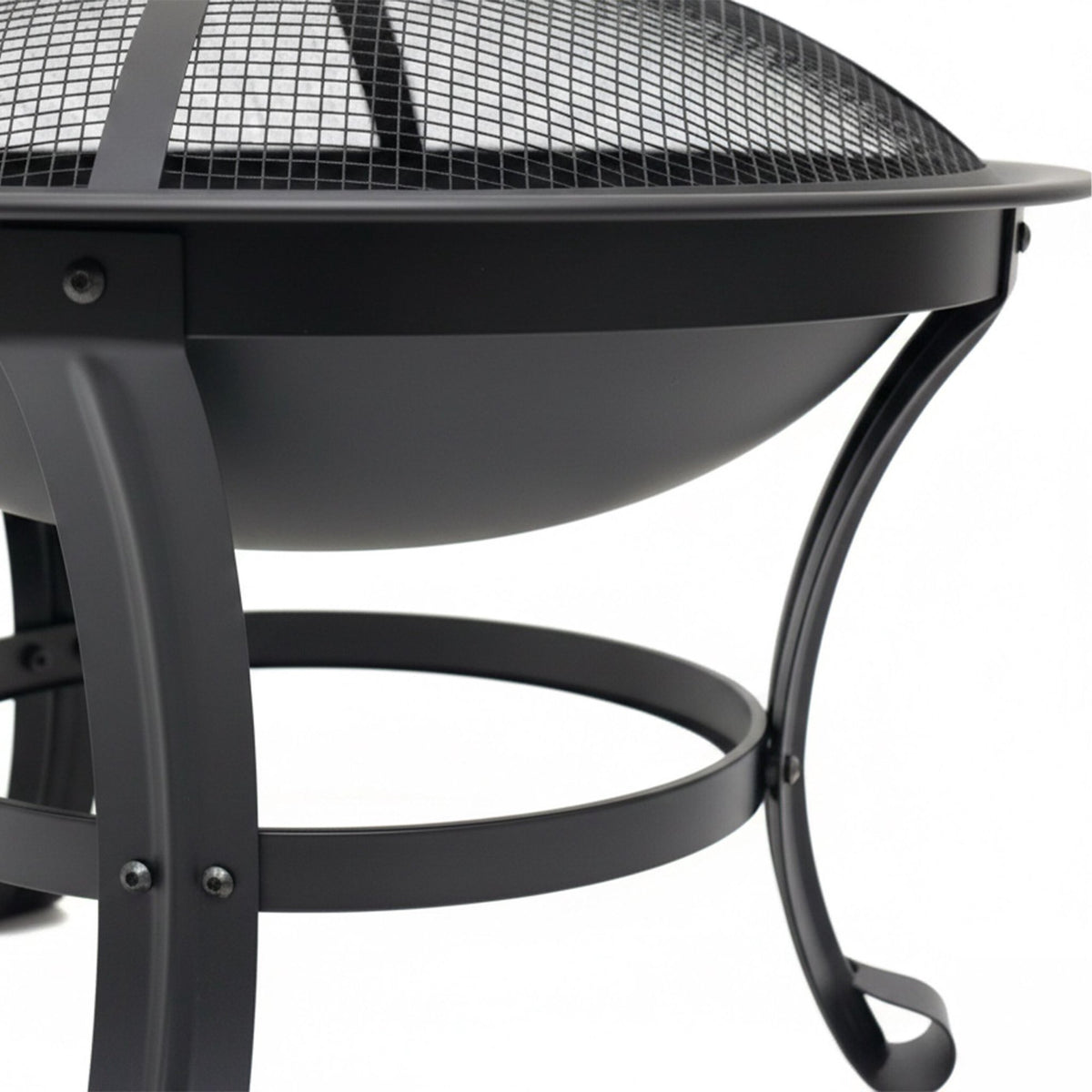 Fire Bowl with Spark Guard and Grill Rack