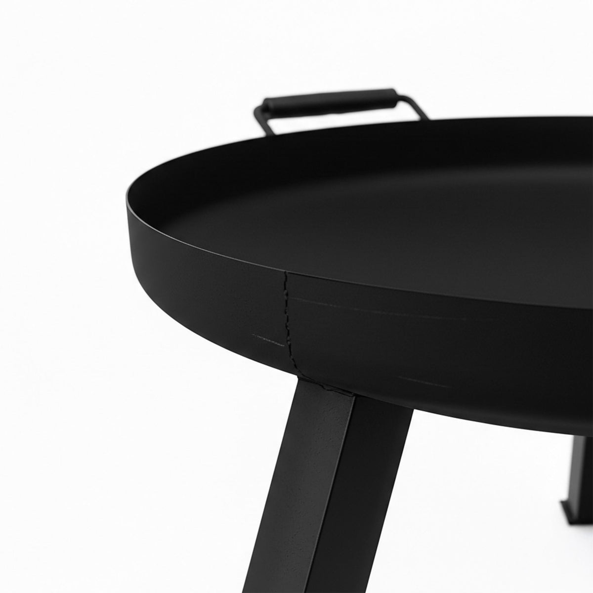 Fire Pit with Poker, Steel Bowl for Outdoor Use
