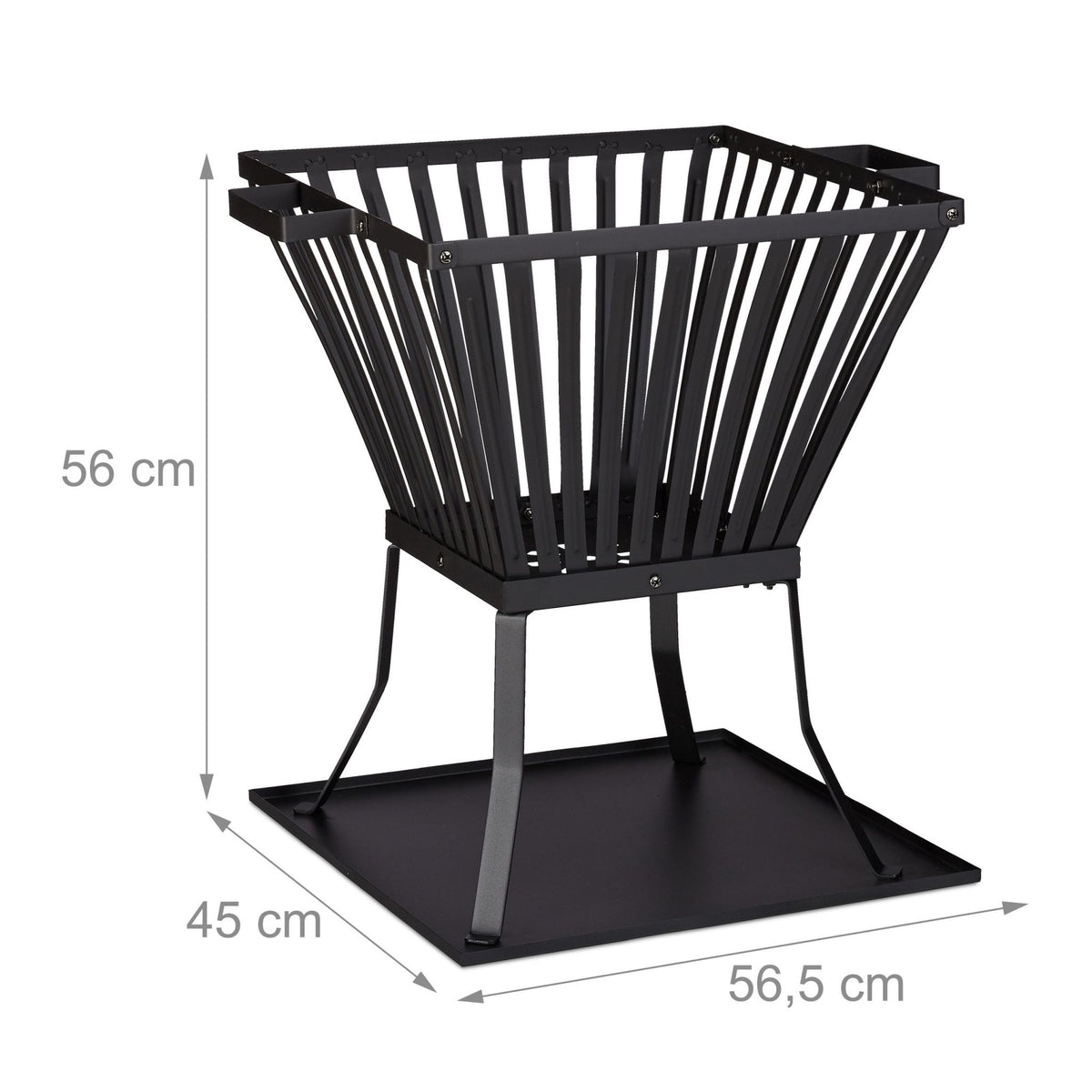 Fire basket XL with fire fork