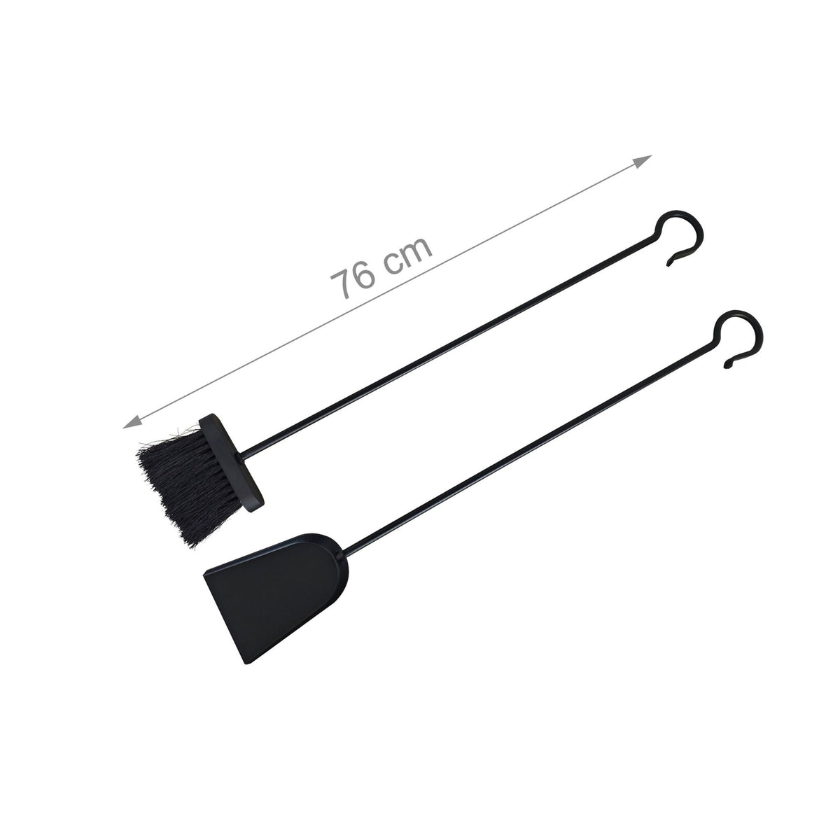 Fireplace Cleaning Set – Ash Broom & Shovel