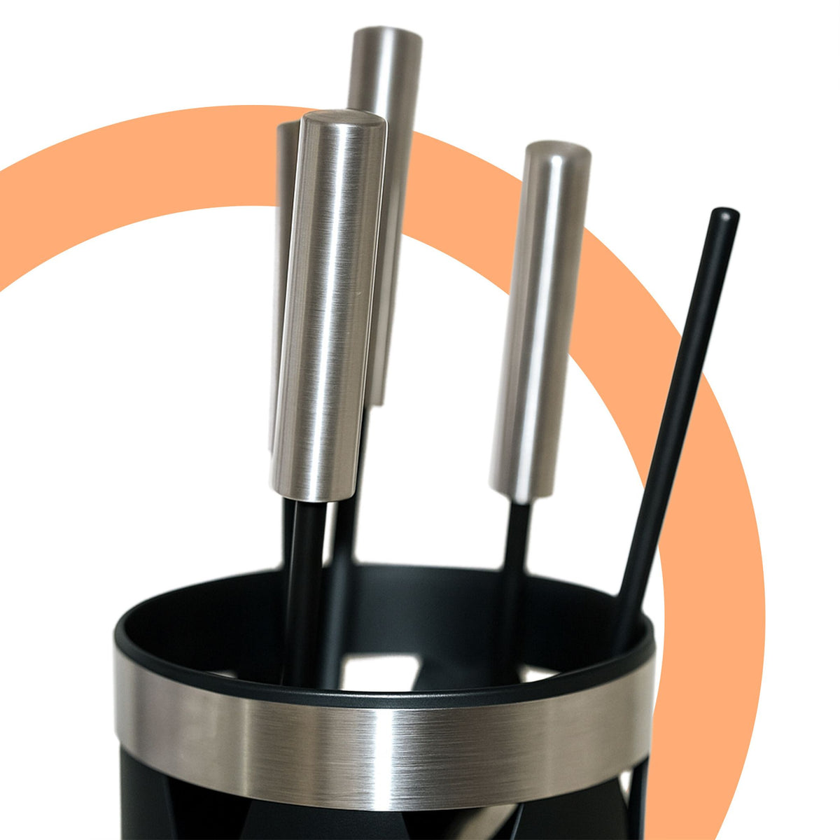 Fireplace Tool Set, 5-Piece Iron & Steel
