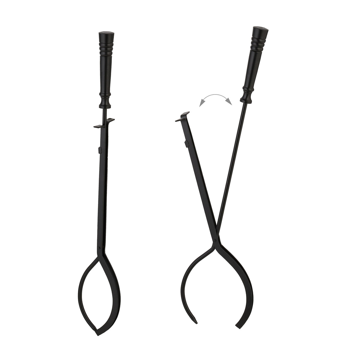 Fireplace Tool Set, 5-Piece Metal Accessories