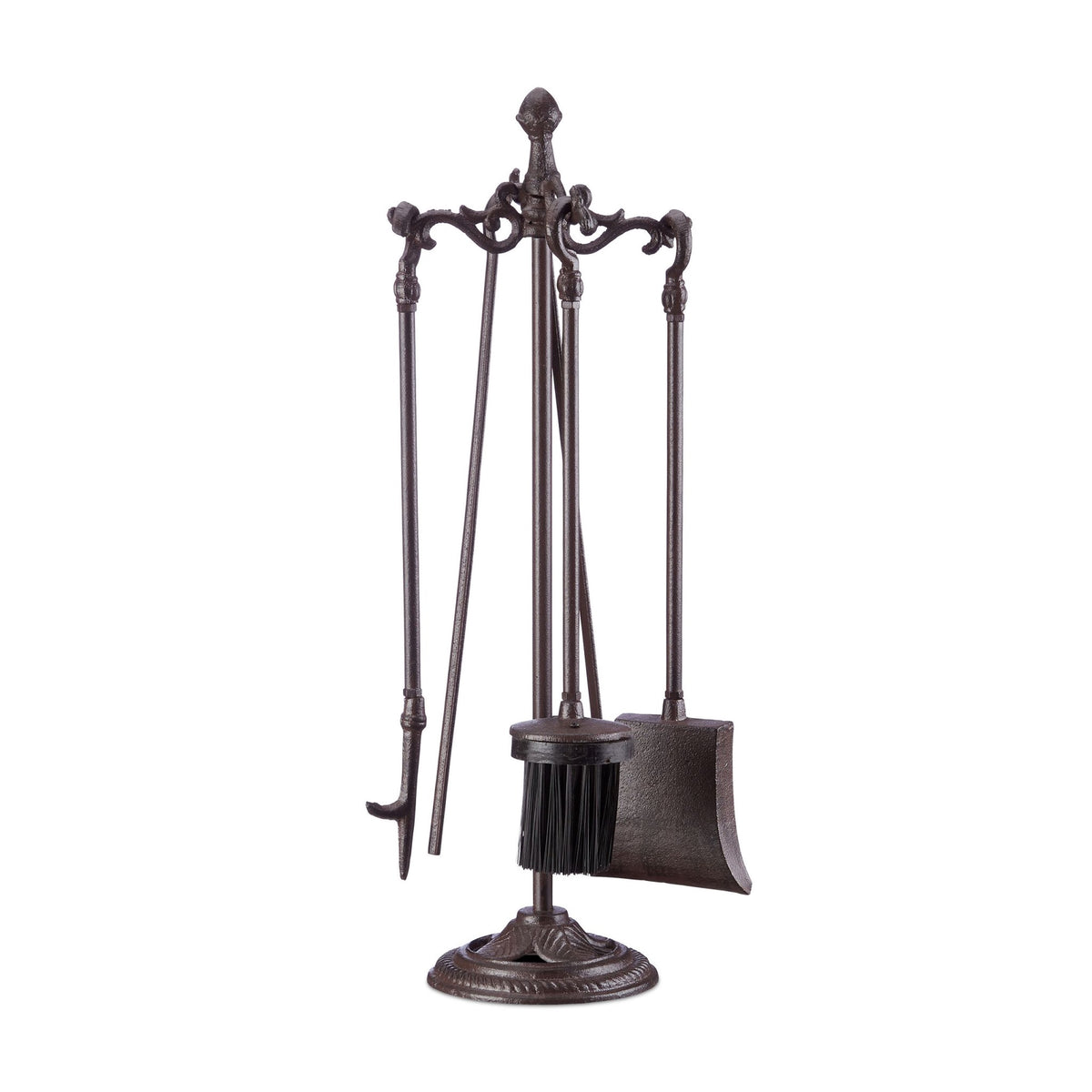 Fireplace set 5 parts cast iron