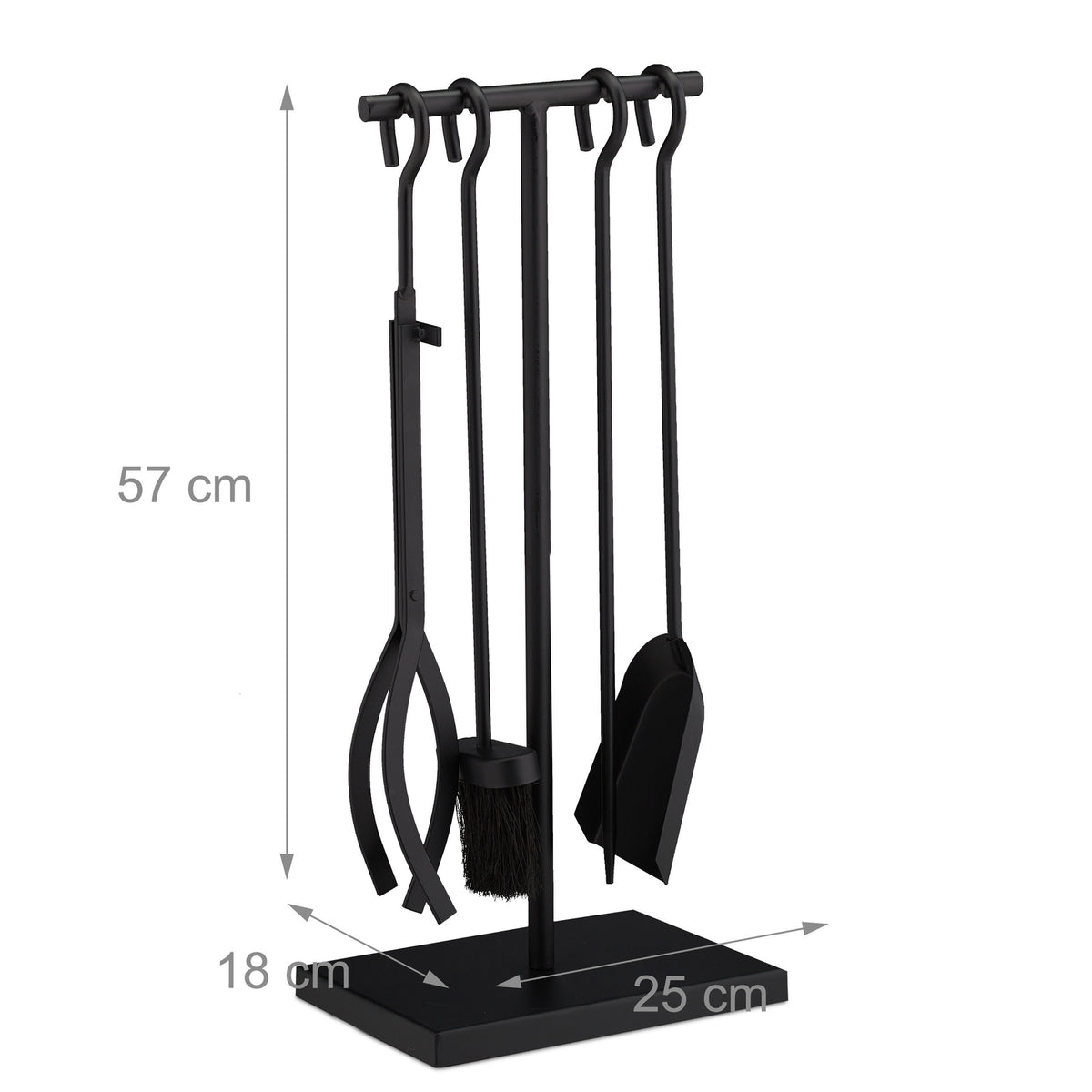 Fire stand black 5 parts