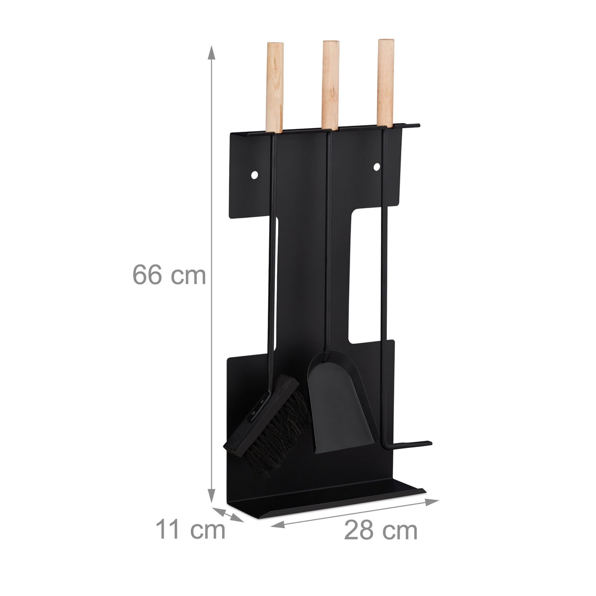 Fire stand in 4 parts steel