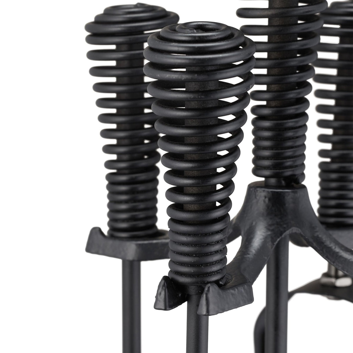 Fire stand in 5 parts in black