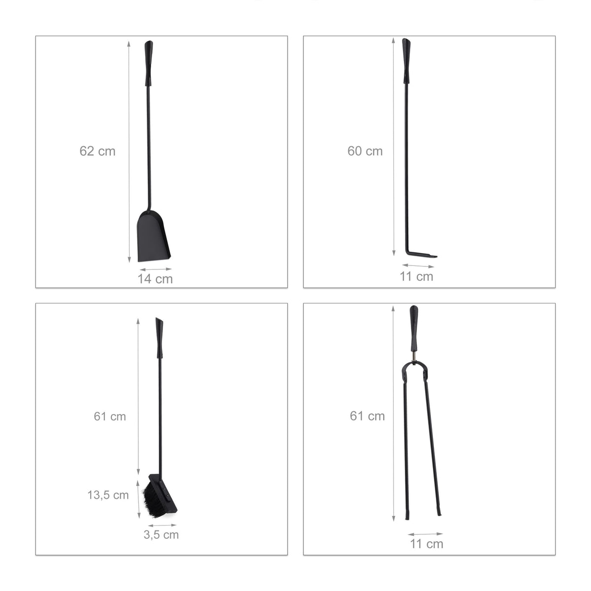 Fire stand with 5 parts
