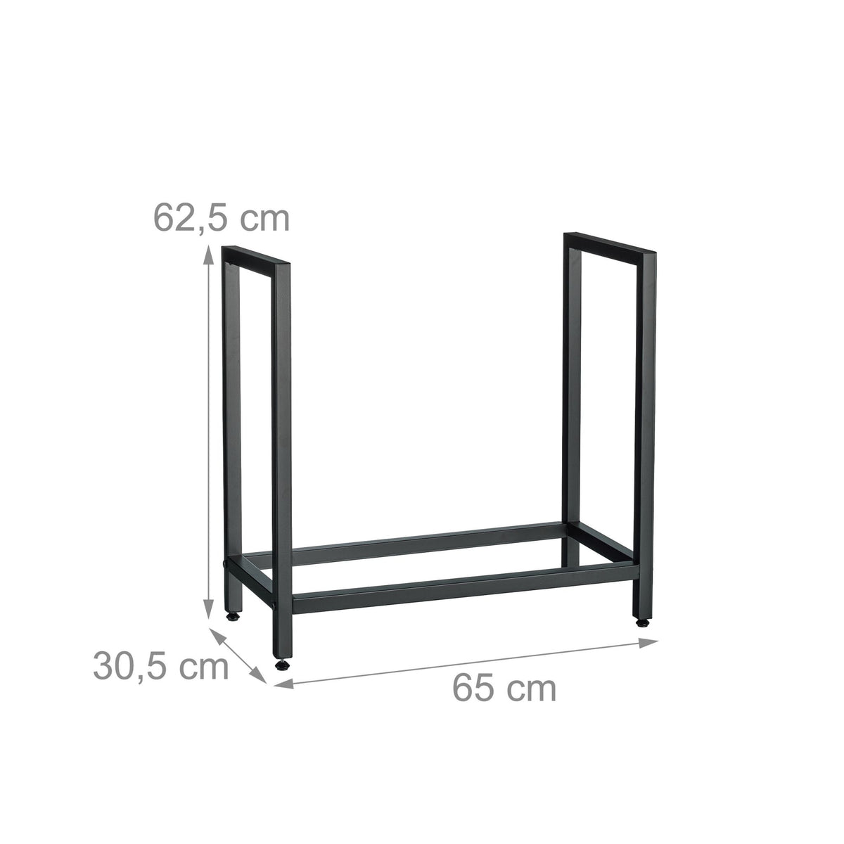 Firewood Rack, Iron – Space-Saving Log Storage