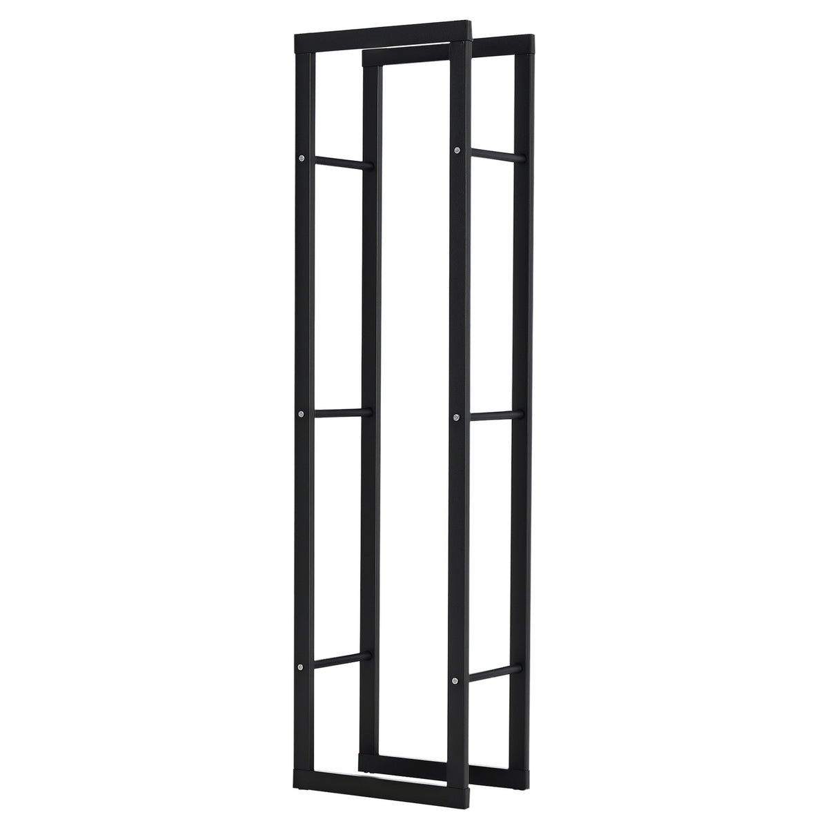 Firewood Rack, Metal, 40x25x150 cm, Holds Up to 100kg