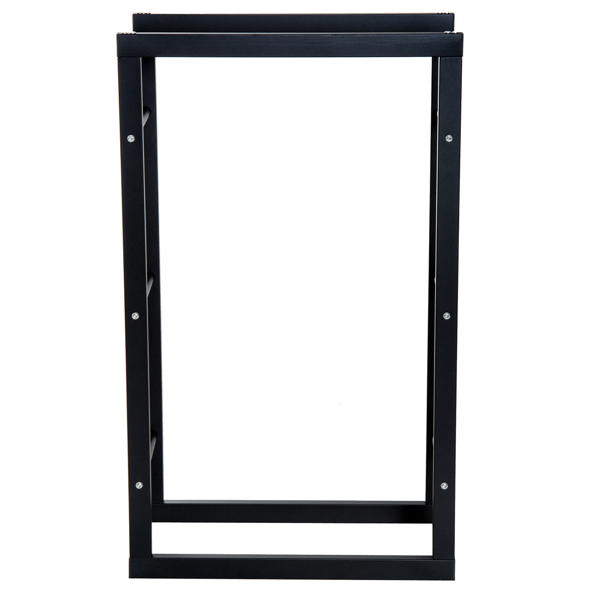 Firewood Stand Firewood Rack Firewood Rack Firewood Holder 100Kg Steel Black L60 X W25 X H100 Cm