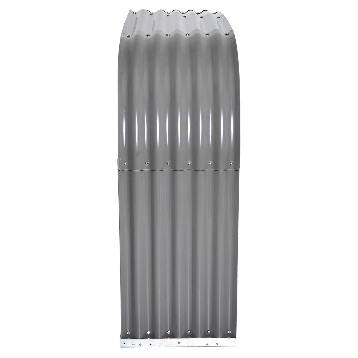 Firewood Stand Wood Storage Firewood Shelter Firewood Rack 0.85 M³ Steel Gray 208 X 46 X 112 Cm