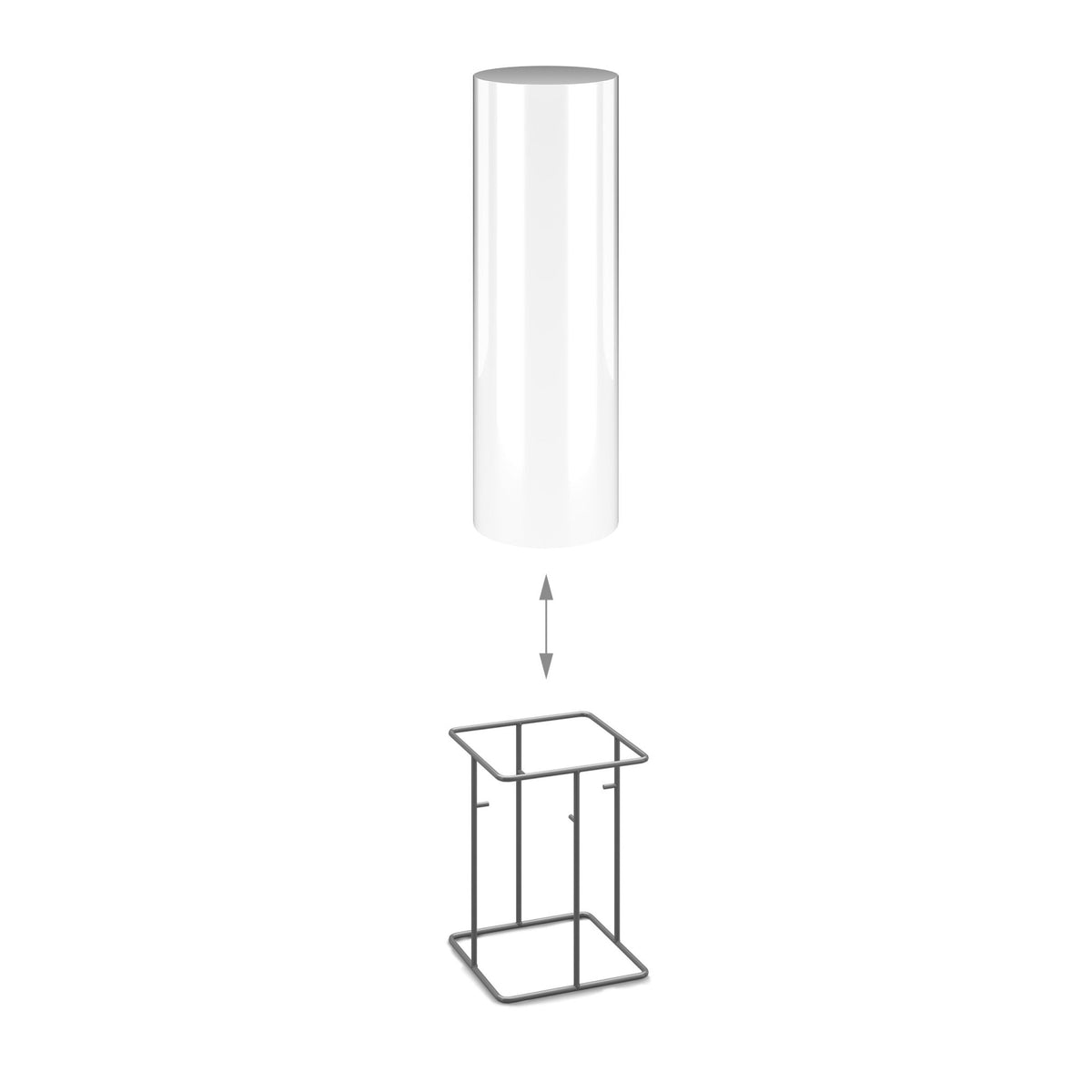 Fish pillar for pond garden