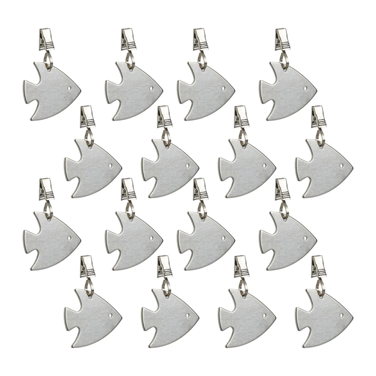 Fish tablecloth paperweight set of 16