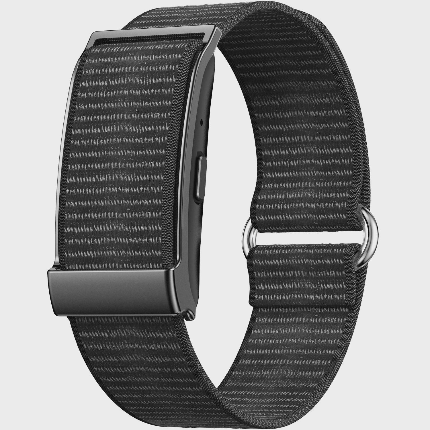 Fitness Tracker, No Display, Black & Silver, 25-Day Battery