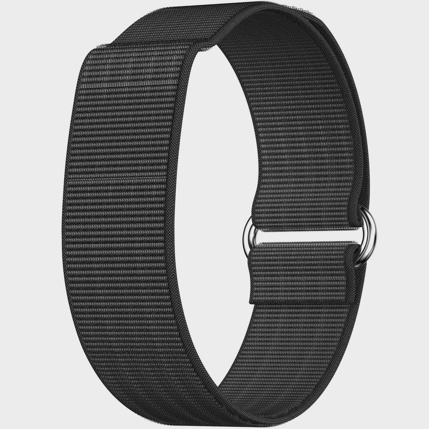Fitness Tracker, No Display, Black & Silver, 25-Day Battery