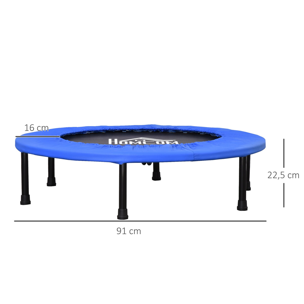 Fitness Trampoline Ø91 cm Mini Trampoline with Non-Slip Feet Trampoline 100kg Load-Bearing for Adults Trampolines for Indoor Outdoor Jumping |