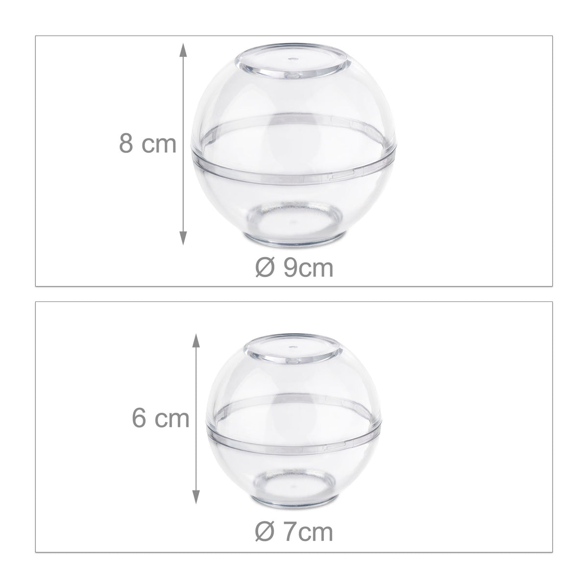 Fitness balls set of 6