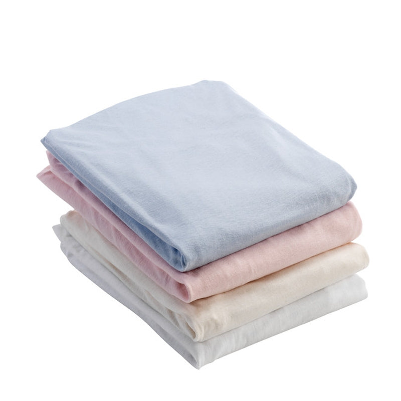 Fitted sheet Jersey 60x120 White