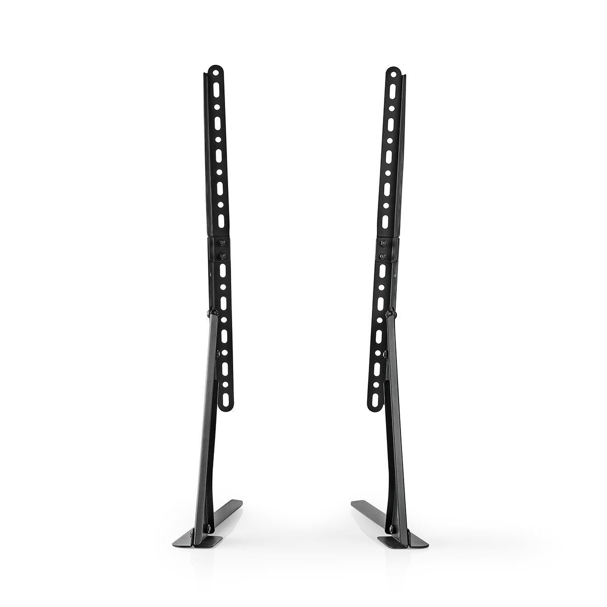Fixed TV Stand | 13-70" | Maximum screen weight supported: 50kg | Adjustable preset heights | Steel | Black