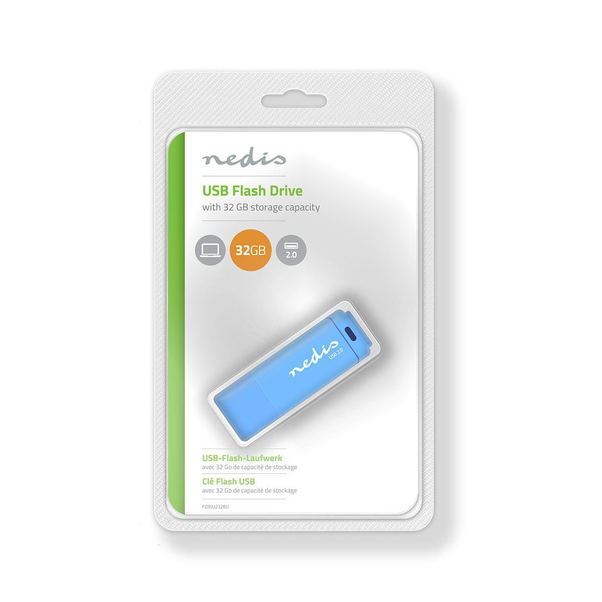 Flash Drive | 32 GB | USB Type-A | Read speed: 12 MB/s | Write speed: 3 MB/s