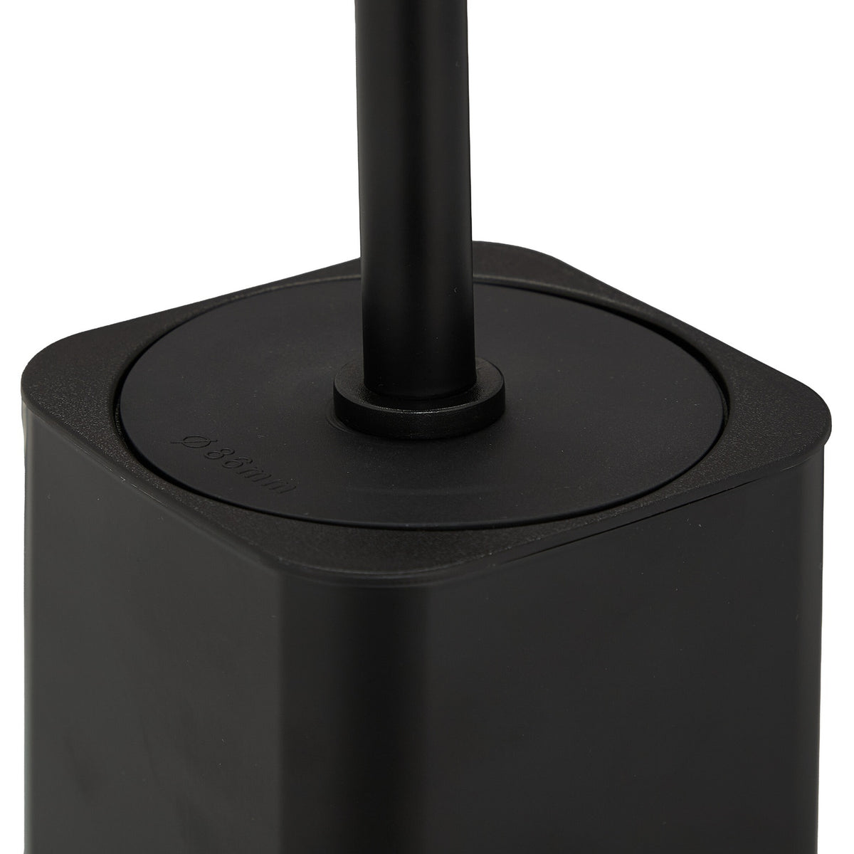 Flat Toilet Brush with Wall-Mounted Holder