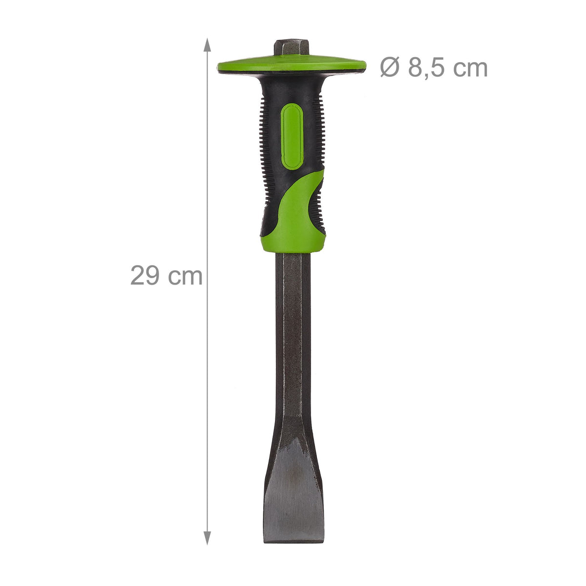 Flat chisel with hand guard