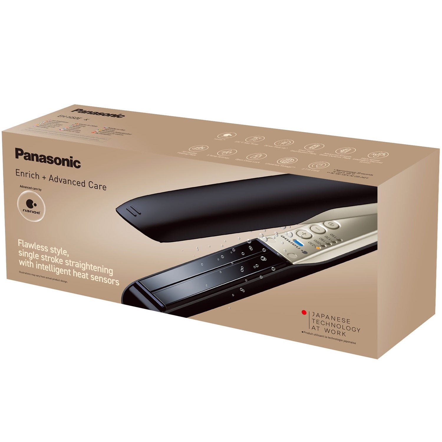 Flat iron HS0E Nanoe technology