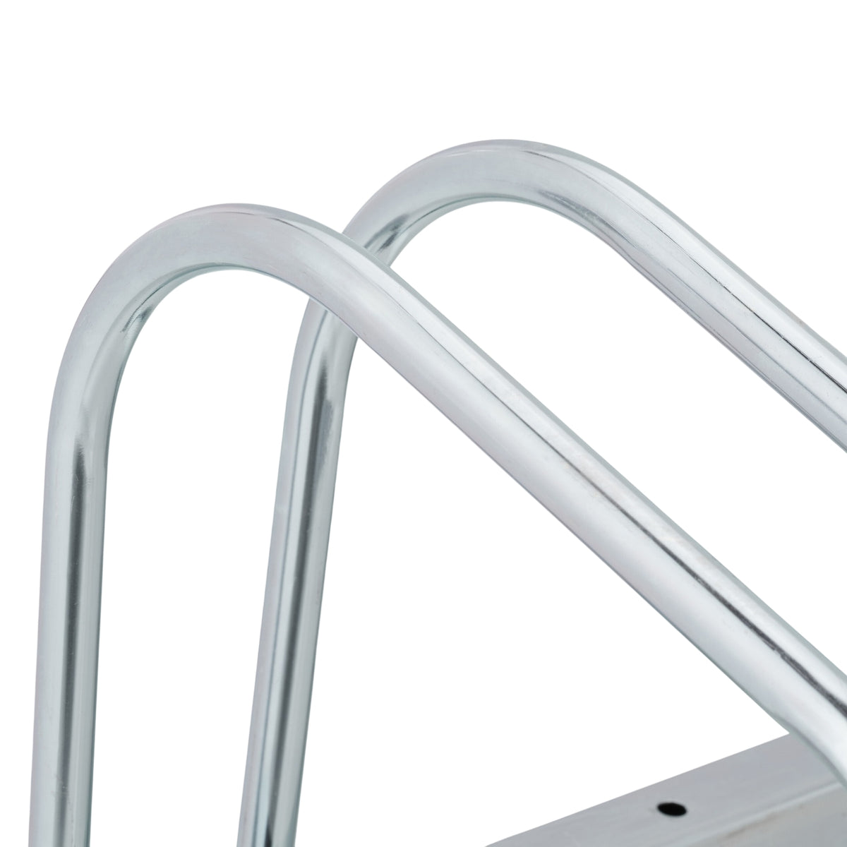 Floor Bike Rack for 2 Bicycles, Galvanised Steel