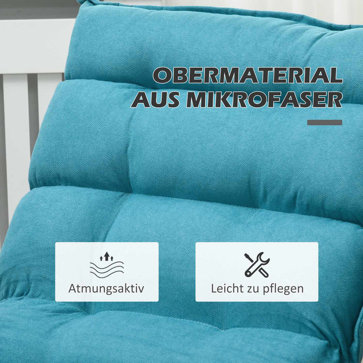 Floor Chair Adjustable Floor Sofa Swivel Meditation Chair Relax Chair Lazy Sofa Living Room Office Blue