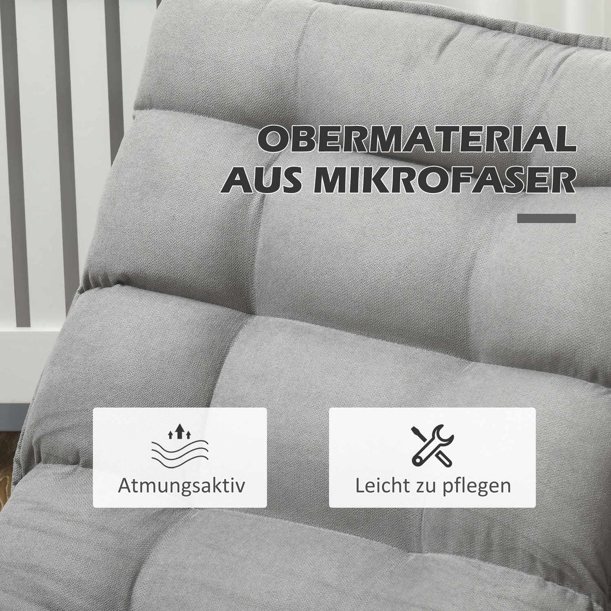 Floor Chair Adjustable Floor Sofa Swivel Meditation Chair Relax Chair Lazy Sofa for Living Room Office Light Gray