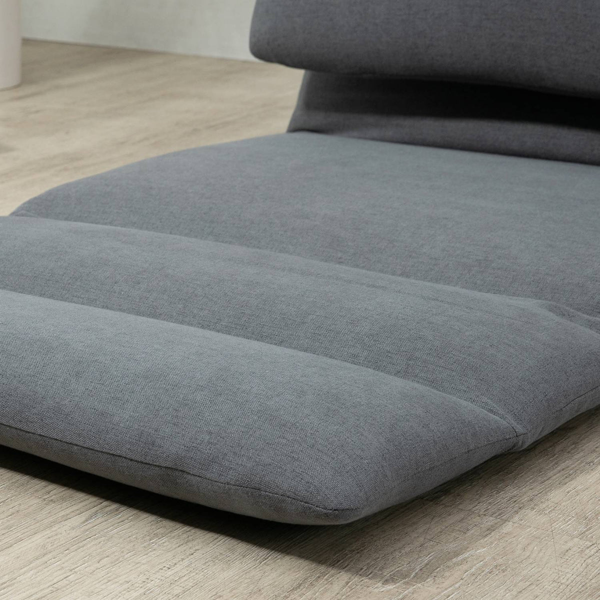 Floor Chair Adjustable Relax Chair Reclining Function Foldable Dark Gray 72X71X60Cm