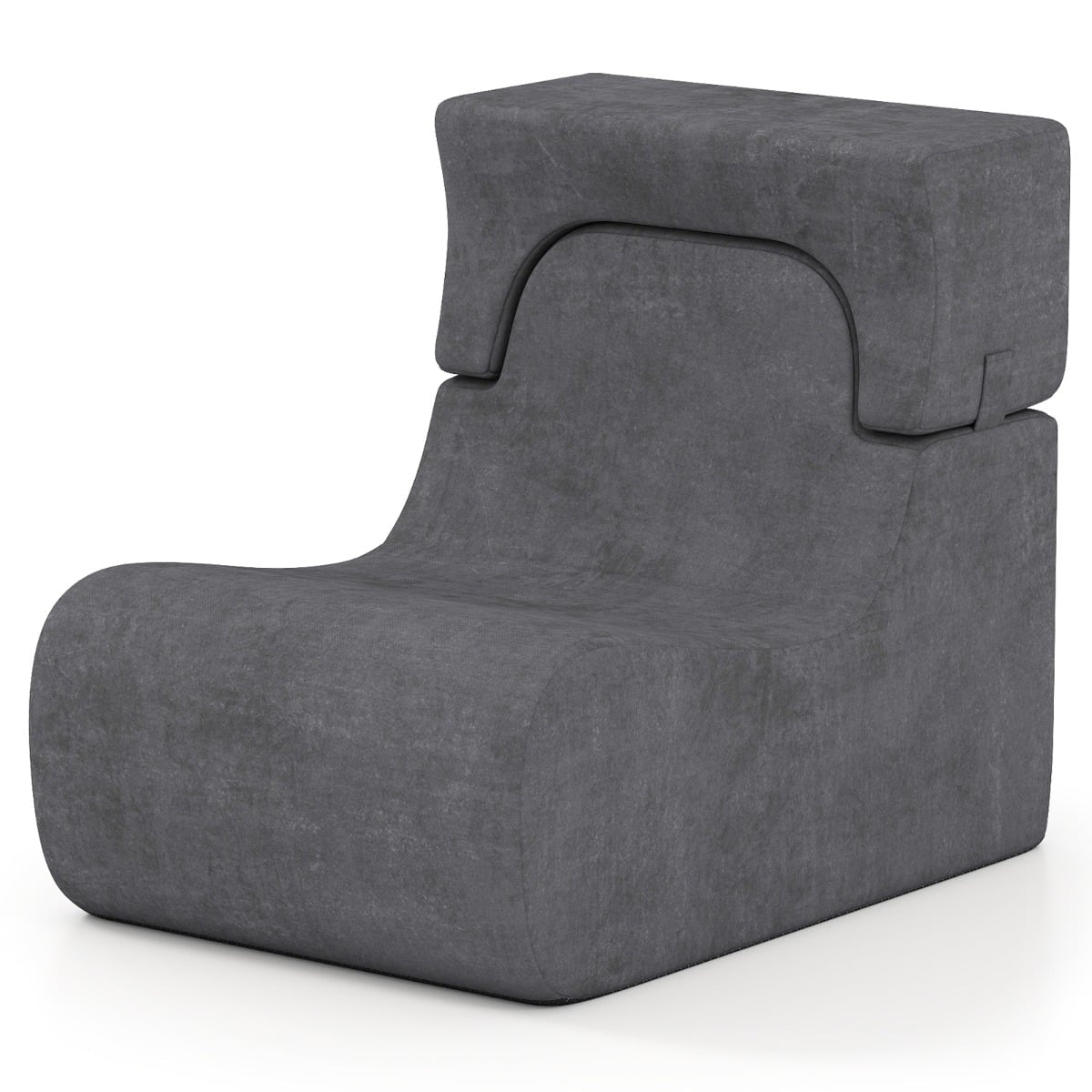Floor Chair for Adults – Removable Headrest, Washable Cover