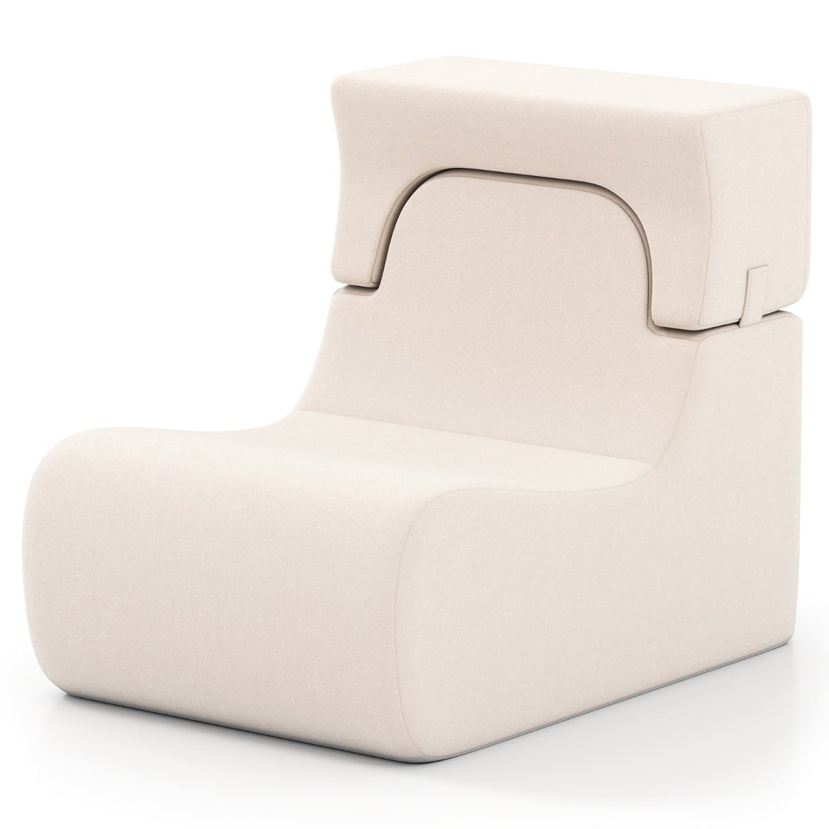 Floor Chair for Adults, Removable Headrest, Washable Cover