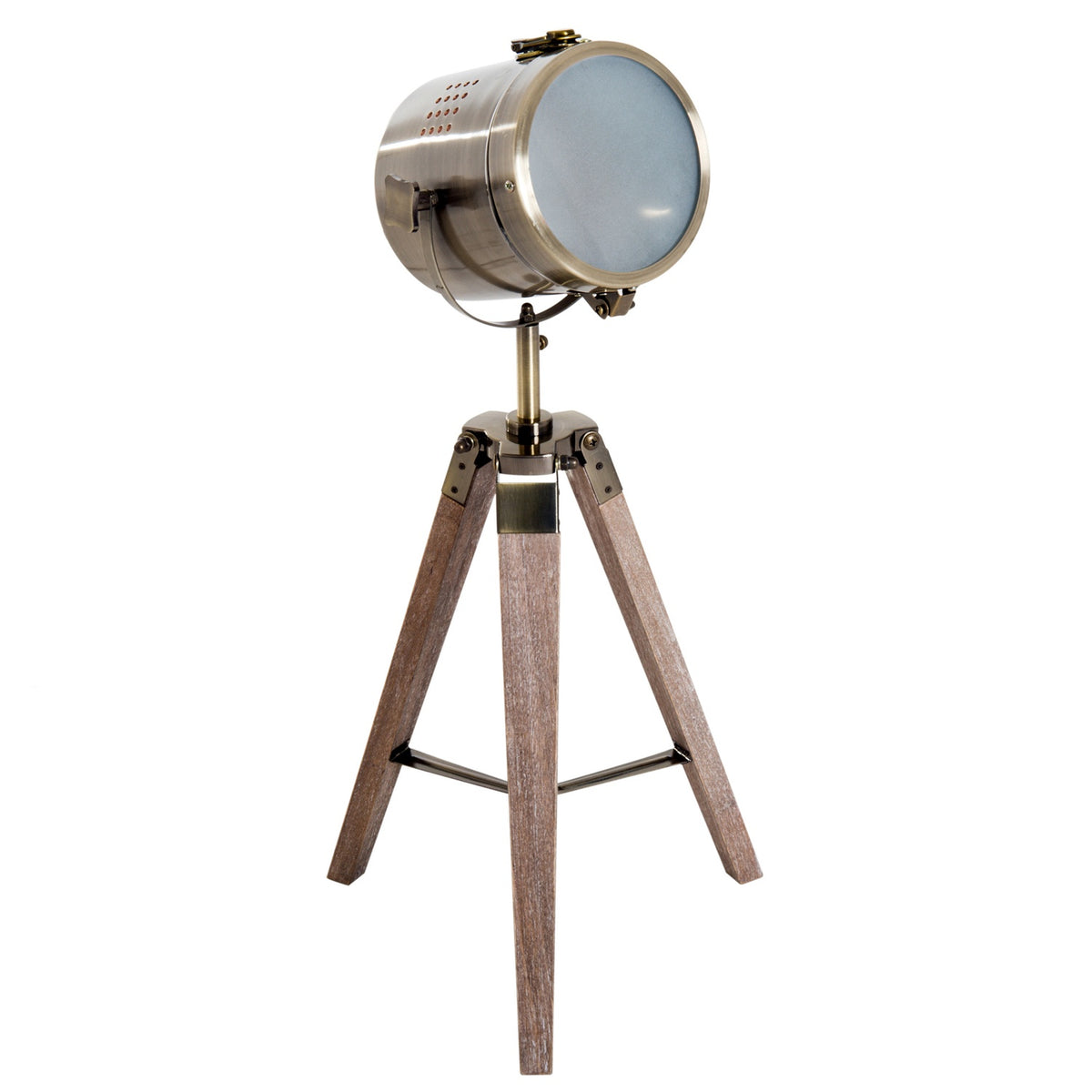 Floor Lamp Design Table Lamp Headlight E14, Tripod Stainless Steel, 33X33X65Cm