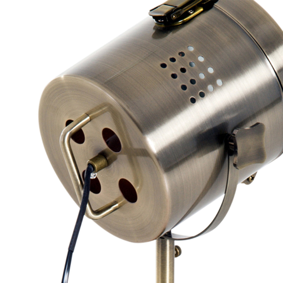 Floor Lamp Design Table Lamp Headlight E14, Tripod Stainless Steel, 33X33X65Cm