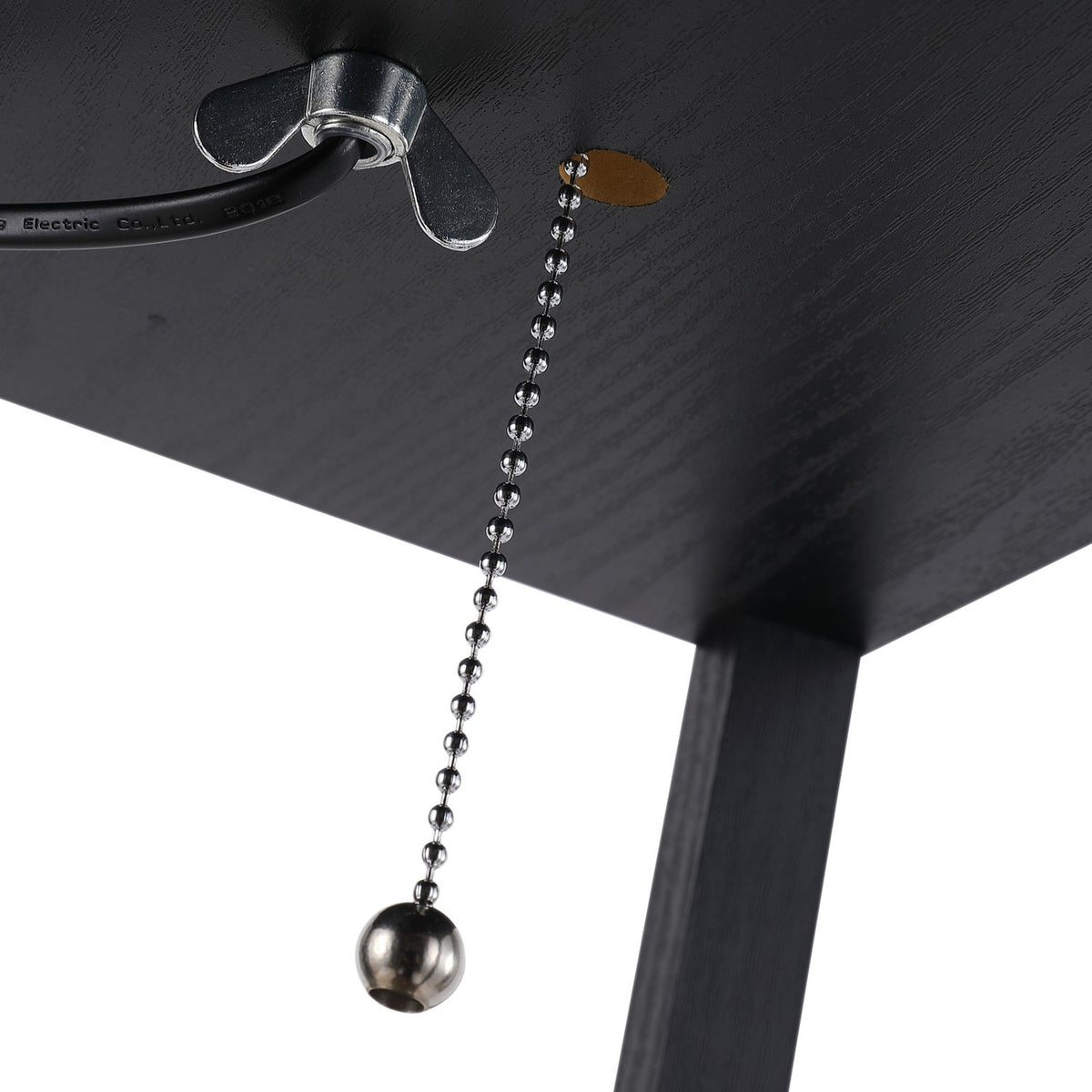 Floor Lamp With Shelves Floor Lamp, Interior Lighting, E27, Up To 40W, For Living Room/Bedroom, Wood, Black, 26X26X160 Cm