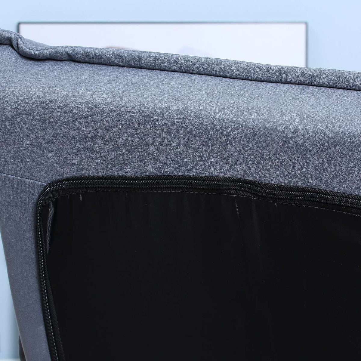 Floor Sofa Floor Chair With Adjustable Backrest, Swivel Meditation Chair, Relaxation Chair, Microfiber Cloth, Gray, 62X62X95 Cm
