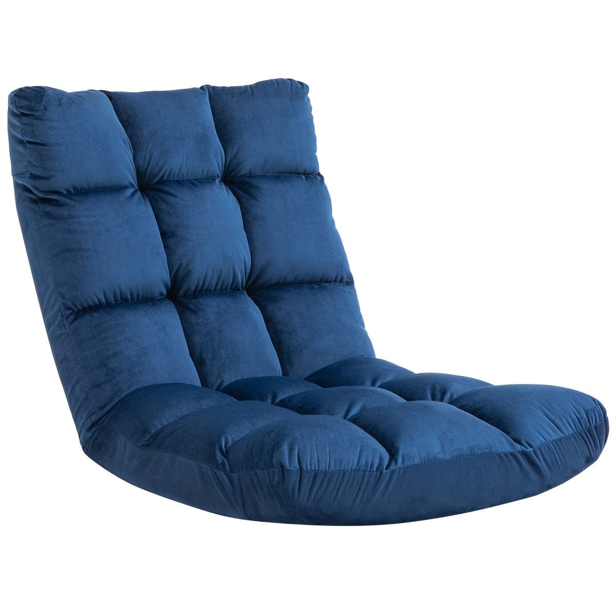 Floor chair 3-in-1 folding floor chair with backrest, 13 positions, seat cushion, metal, foam, 55x71x53.5cm