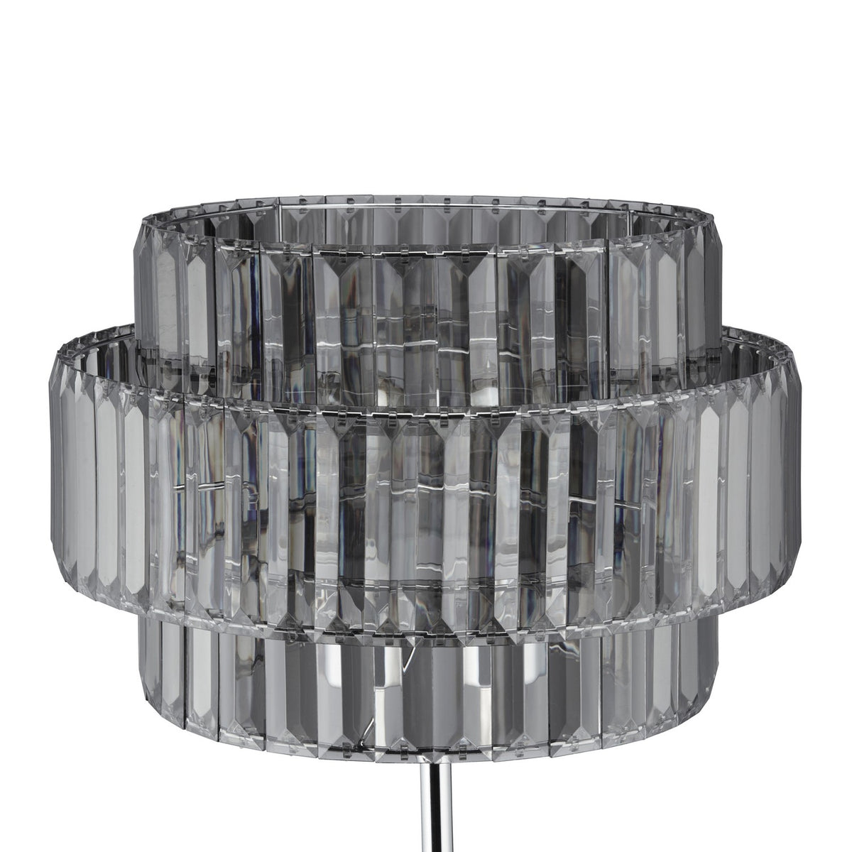 Floor lamp crystal gray