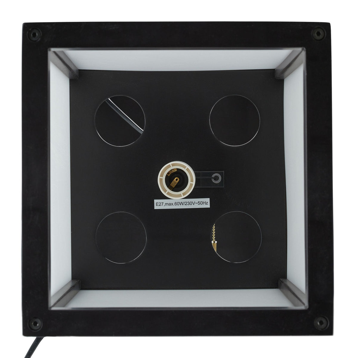 Floor lamp with shelf Black