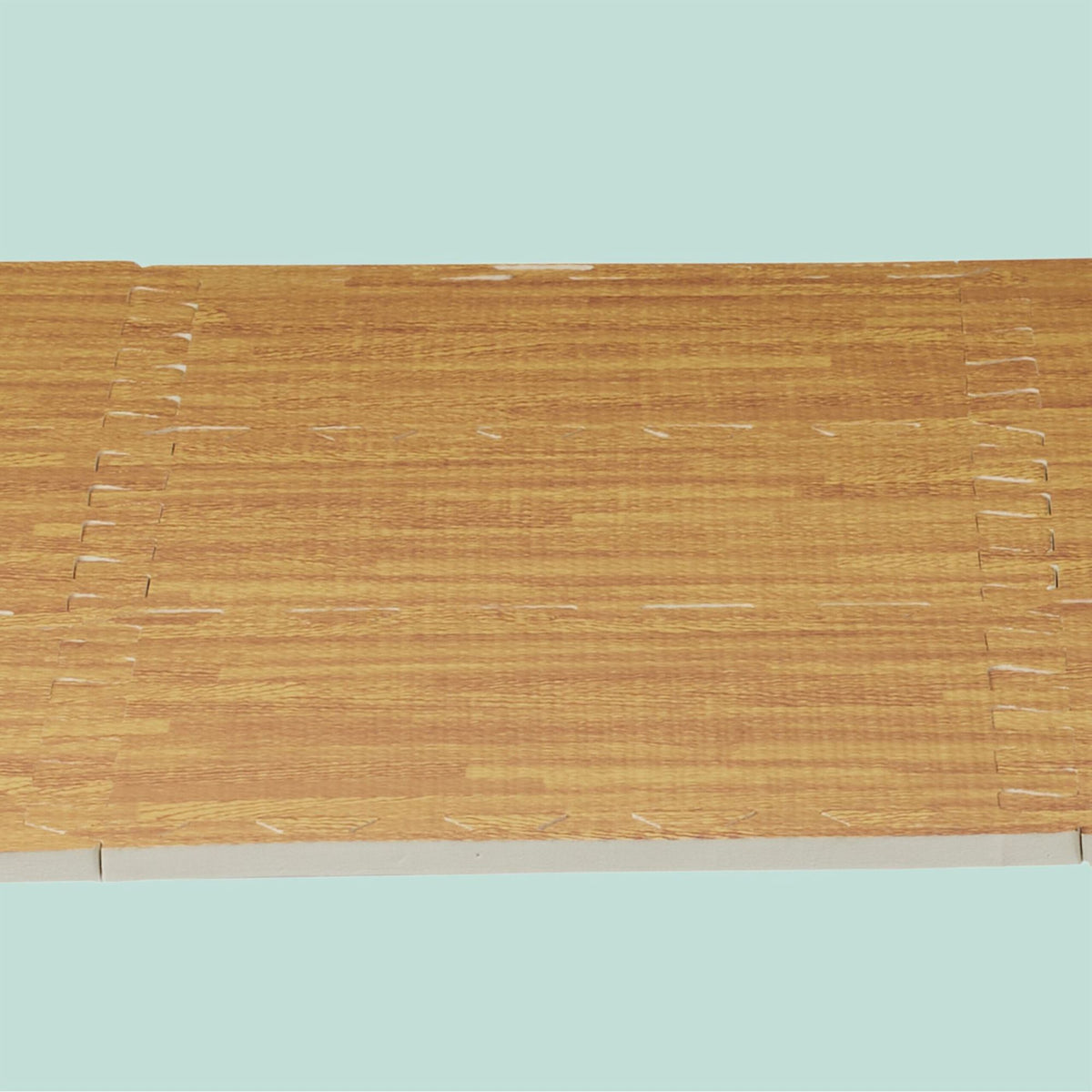 Floor protection mat in wooden look Set of 9