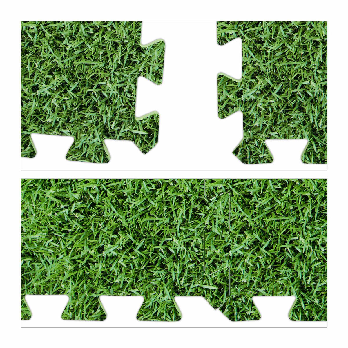 Floor protection mat with motif in set of 8