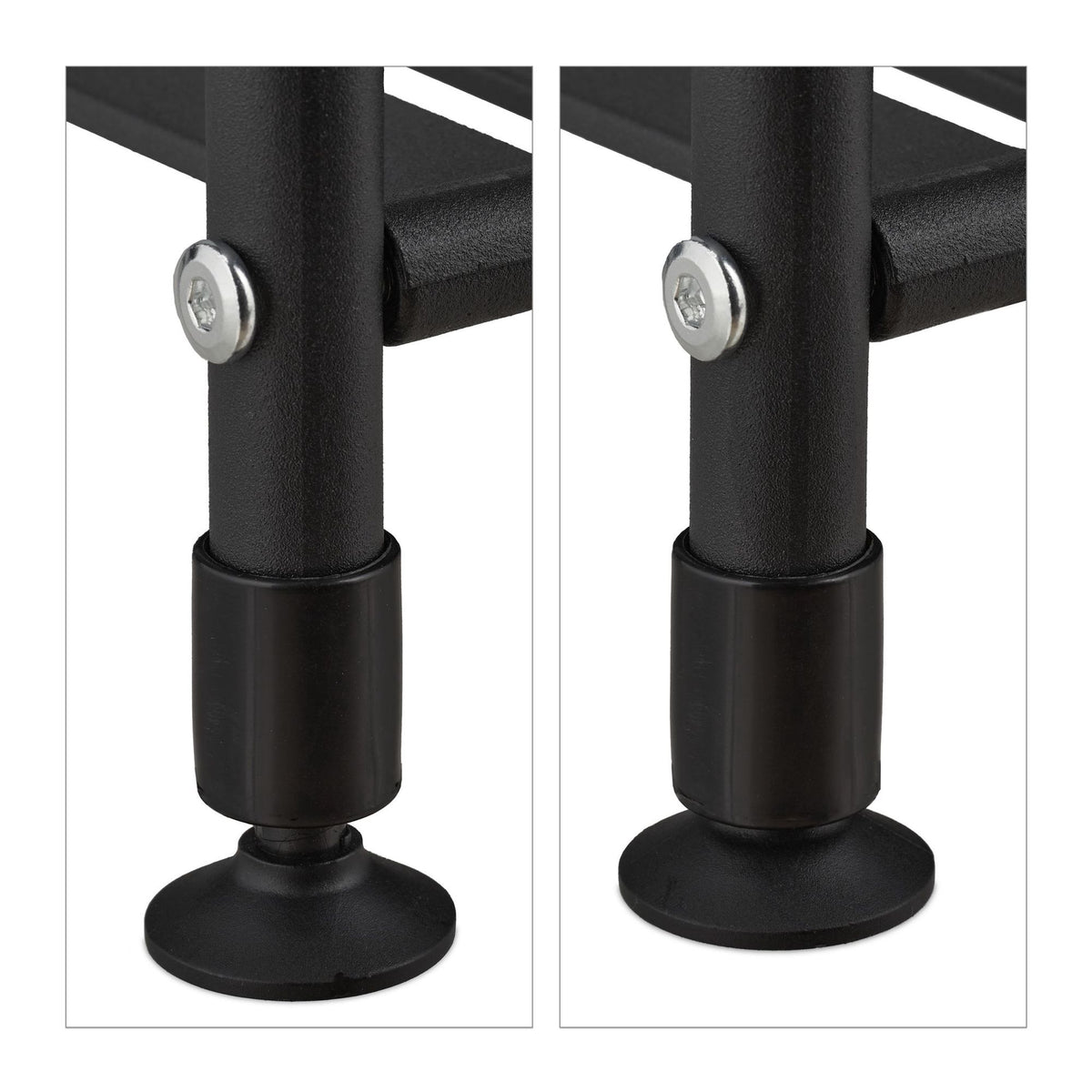 Floor-standing shelf with 5 shelves
