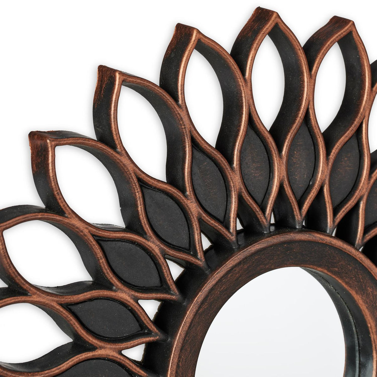 Floral mirror set of 3